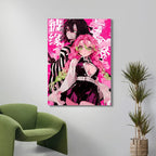 MitsuriKanroji ObanaiIguro Metallic Poster (Limited Edition)