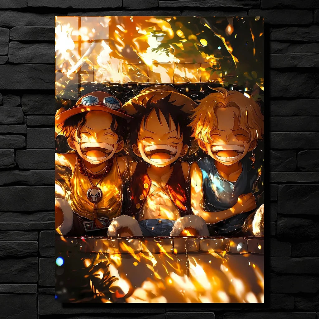ASL Trio Happy Metallic Poster (Limited Edition)