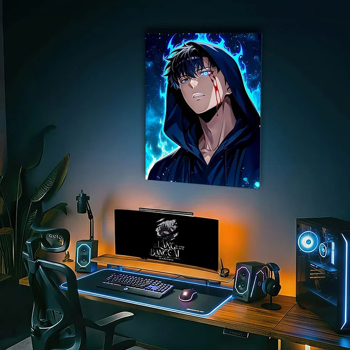 Sung Jinwoo Awakened Metallic Poster (Limited Edition)