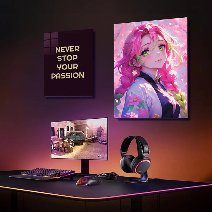 MitsuriKanjori Cherry Blossom Metallic Poster (Limited Edition)