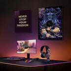 Sung Jinwoo Shadow Monarch Metallic Poster