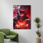 Satoru Gojo Flame Metallic Poster (Limited Edition)