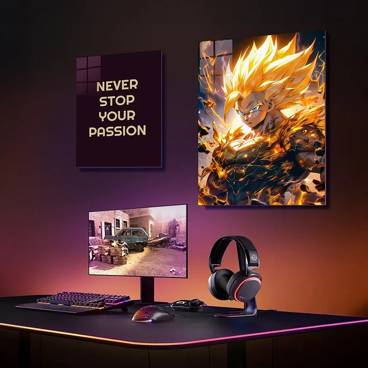 Super Goku Metallic Poster (Limited Edition)