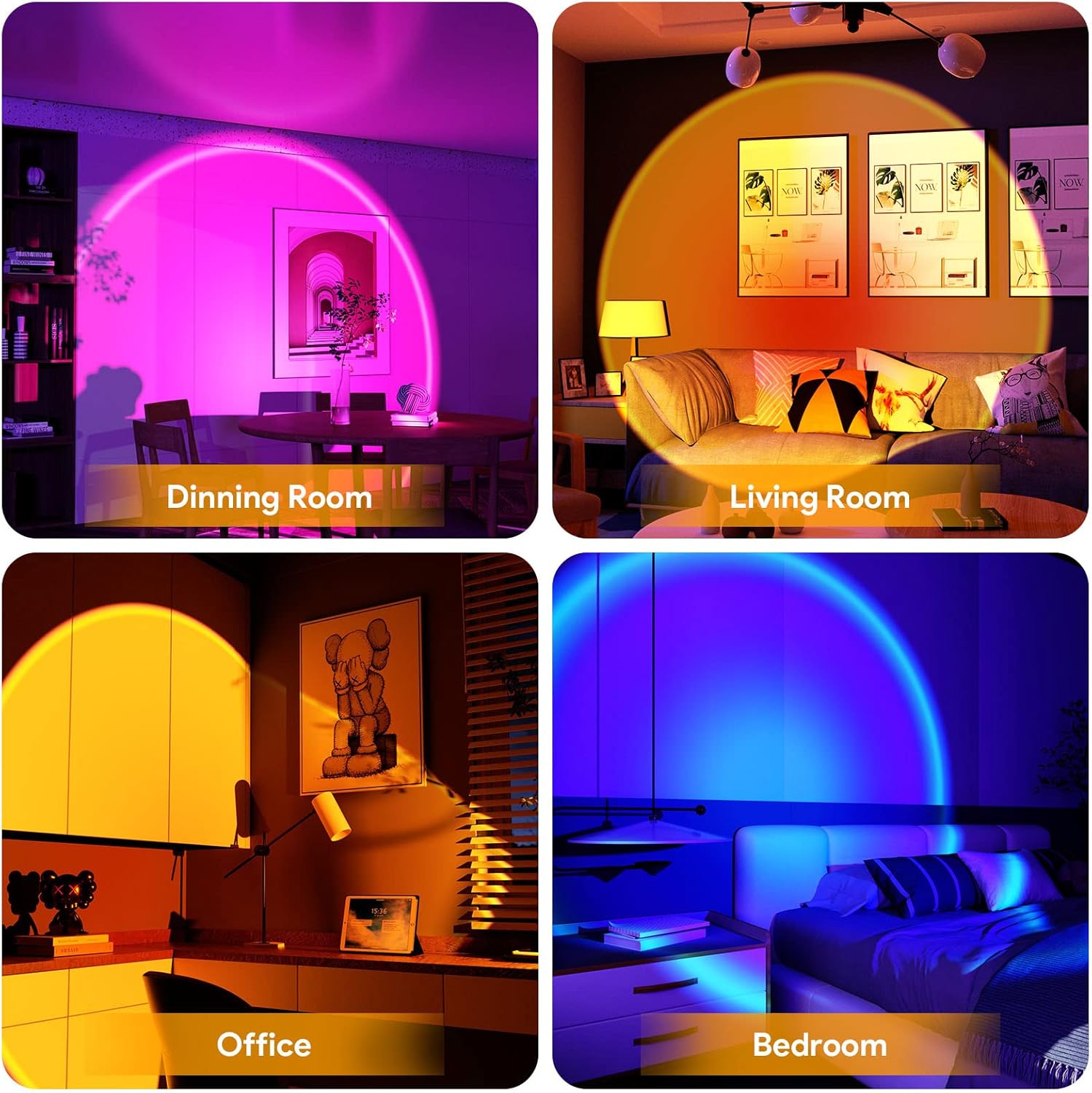 The Sunset Lamp™- App Control, Premium Metal Body Lamp