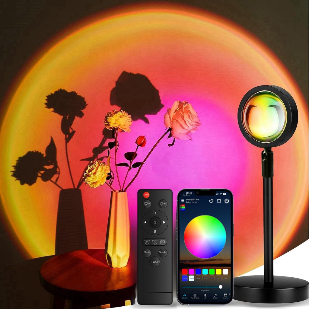 The Sunset Lamp™- App Control, Premium Metal Body Lamp