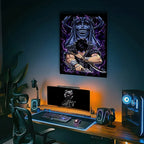 Sung Jinwoo Shadow Monarch Metallic Poster