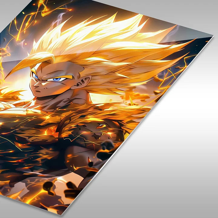 Super Goku Metallic Poster (Limited Edition)