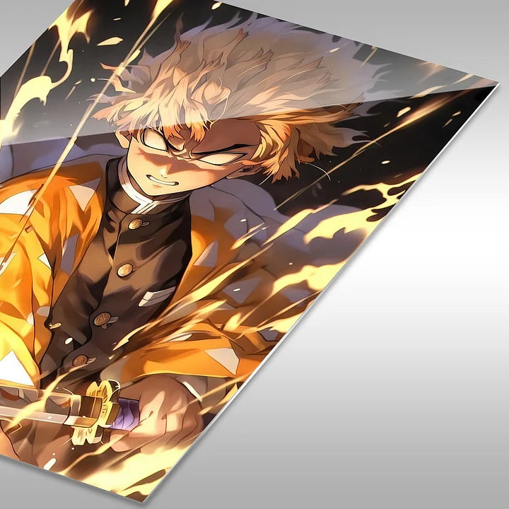 Zinitsu Agatsuma Mettalic Poster (Limited Edition)