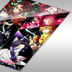Tanjiro Nezuko Collage Metallic Poster (Limited Edition)
