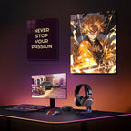 Zinitsu Agatsuma Mettalic Poster (Limited Edition)