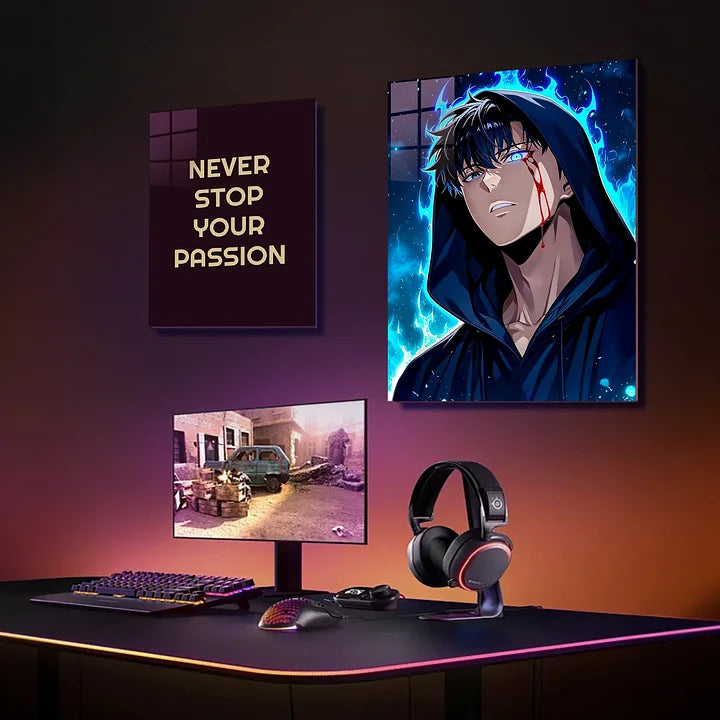 Sung Jinwoo Awakened Metallic Poster (Limited Edition)