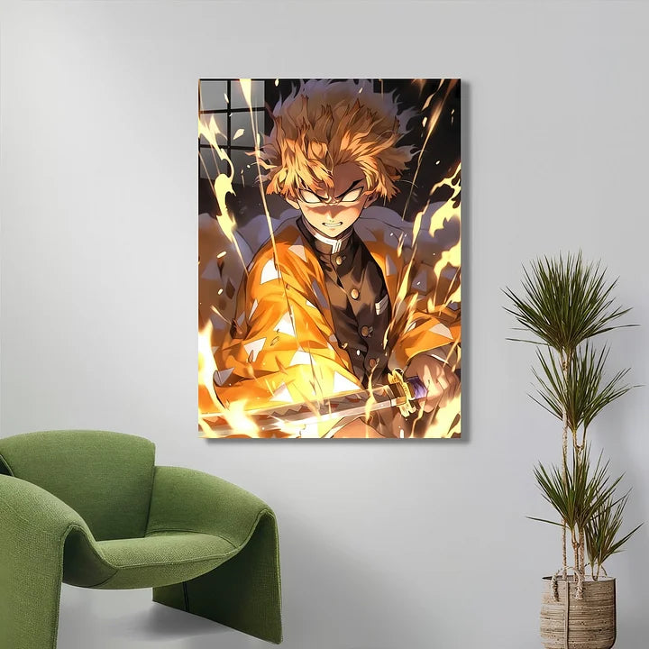 Zinitsu Agatsuma Mettalic Poster (Limited Edition)