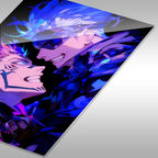 Satoru Gojo Sukuna Intense Metallic Poster (Limited Edition)