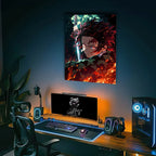 Tanjiro Fire Metallic Poster (Limited Edition)