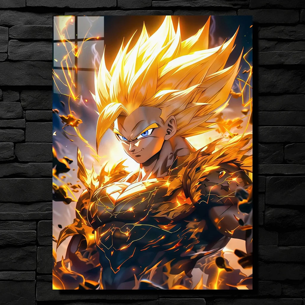 Super Goku Metallic Poster (Limited Edition)