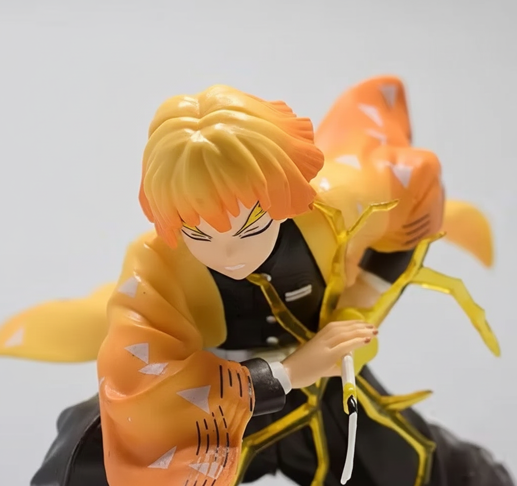 Demon Slayer- Zenitsu Agatsuma Detailed Action Figure | 14cm Anime Figure